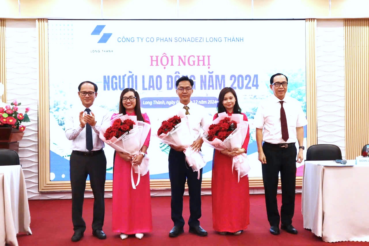 Sonadezi Long Thành tổ chức Hội nghị Người lao động và đối thoại định kỳ năm 2024 | Công ty Cổ phần Sonadezi Long Thành